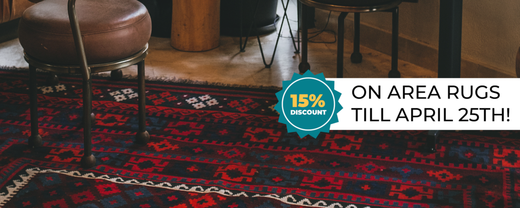 Special 15% Discount on Area Rugs Cleaning
