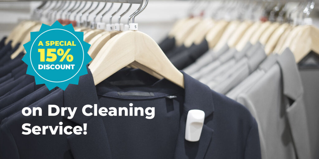 15% Discount On Dry Cleaning Service!