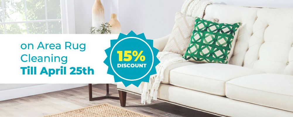 15% Discount On Area Rug Cleaning