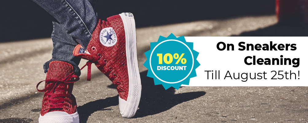 Special 10% Discount On Sneakers Cleaning